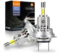 Ampoule LED H7 - ESTAMPILLE - 360° Éclairage - 100W - 16000 lm - Blanc 6500K - Remplacement pour halogène - Mini taille