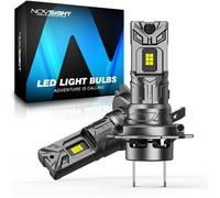 Ampoule LED H7 Voiture - GREENVEA - 100W 24000Lm - 6500K Blanc - Format mini 1:1 - Ventilateur de refroidissement