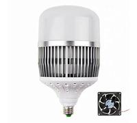Ampoule LED Haute Puissance E27 / E40 Lampe D'atelier Ampoule à économie D'énergie En Aluminium, Ampoules LED à Lumière Blanche 200W, 6500K Pas De Scintillement, Maison/Commercial (50W,E27)
