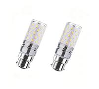 Ampoule LED Maïs B22 12W Équivalent 120W 6000K Blanc Froid Non Dimmable Sans Scintillement 1200LM IRC 80+ Économie D'Énergie Idéale Pour Chambre Salon Cuisine(Warm White 3000K,2 Pack)