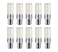 Ampoule LED Mais B22 Culot Baionnette 16W Blanc Chaud 3000K Blanc Naturel 4000K 160W Sans Scintillement Economie Non Variable Pour Maison Chambre Salon Cuisine(Natural White 4000K,10 Pack)