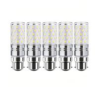Ampoule LED Mais Culot Baïonnette B22 12W Equivalent 120W Non Dimmable Sans Scintillement IRC 80+ Economie D Energie Longue Duree Pour Chambre Salon Cuisine(Cool White 6000K,5 Pack)