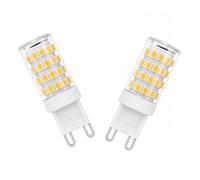 Ampoule LED Maïs G9 à Baïonnette 5W Équiv 40W Très Lumineux Sans Scintillement Économe IRC>80 Chambre Salon Cuisine Boutique Café Bar Restaurant Non Dimmable(Natural white 4000K,2 Pack)