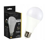 EDO MARI Lampe LED 22W 3000K Blanc Chaud, Ampoule Connectée E27, Ampoule LED E27 3000K, Ampoules Économiques Non Dimmable, 2500lm, 1 Pièce, Modèle: EDO777507