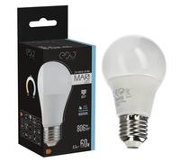 EDO Ampoule LED MARI 8,5 W Lumière Blanc froid 6500K Non Dimmable Culot E27 Ampoules Économiques 806 Lumen Économie d'Énergie 220-240 V Lampe LED Efficacité Energétiqu 1 Pièce