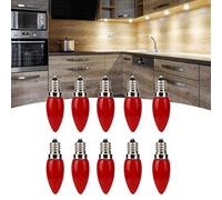 Ampoule LED mini chandelier rouge douille E12 pour chandeliers norme internationale 10Pcs 1.5W AC 230V