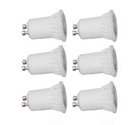 Ampoule LED MR11, M Angle de Faisceau de 120 Degrés, Support GU10, Outil d'éclairage Domestique AC 220V R11, 6 Ampoules en Céramique 4W 360LM sans (Lumière chaude)