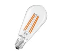 Osram Ampoule LED Classic à filament Edison verre transparent 3,8 W E27 806 lm EEK A