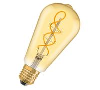 Osram Ampoule LED Vintage 1906® Classic Edison E27 sphérique or 4W 300 lm 2000K blanc chaud
