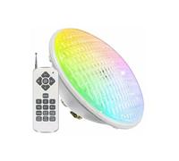 Ampoule LED PAR56 RGB 35W pour piscine,441 LEDs multicolores,Éclairage submersible haute luminosité,Culot E27,Résistant à l'eau