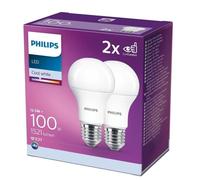 Philips Ledbulb A60 E27 12,5w 4000k 1521lm 230v - 2 -Pack - Cool White