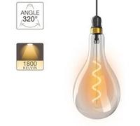 Ampoule LED poire - culot E27 - vintage torsade G