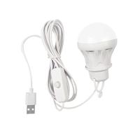 Ampoule LED Portable - Lanterne Alimentée Par USB, Lampe De Camping 5 V | Lampe De Garage De Tente 5x7.6cm, Source De Lumière Portative Intérieure Et Extérieure Pour Bateau De Pêche, Voyage D'éclairag