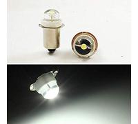 Ampoule LED pour mini lampe frontale - 6000 K - lumière blanc froid - mini culot P13.5S - 3/4,5/6 V - 0,5/0,75 W, 4 pièces, 6V