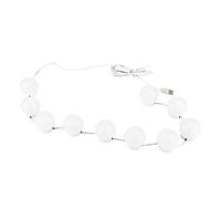 Ampoule LED pour Miroir de vanité, Interrupteur Tactile USB, kit de Lampe de Miroir, éclairage de Maquillage Professionnel, luminosité réglable pour Studio de Maquillage, matériau (10 Ampoules)