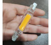 Ampoule LED R7S,110V,remplacement halogène,1 pack d’ampoules doubles droites J78/J118 à double extrémité dimmable, adaptées aux lampadaires et lampes murales (78mm110v10w/Blanc naturel 4000K)