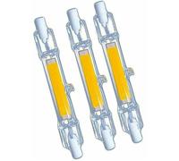 Ampoule LED R7S 118 mm, lampe linéaire à double extrémité 10 W J118 220 V 3 000 lumens équivalent halogène blanc naturel 4 000 K po