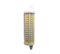 Ampoule LED R7s 118mm, 15W/20W/25W/30W Lampe LED linéaire double, LED 75/84/120/168, remplacement du projecteur halogène, ampoule Corn économe en énergie (118MM 168LED 30W 230V/Blanc chaud 2700K)