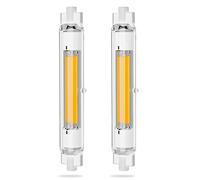 Ampoule LED R7S 118mm 30W Dimmable, Blanc Chaud 3000K, CRI 80+, Équivalent Lampe Halogène J118 300W, Angle de Faisceau 360°, 3000LM Ampoule 118mm R7S COB LED Lampe pour Applique Murale Lampadaire