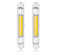 Ampoule LED R7S 118mm 30W Dimmable, Blanc Froid 6000K, CRI 80+, Équivalent Lampe Halogène J118 300W, Angle de Faisceau 360°, 3000LM Ampoule 118mm R7S COB LED Lampe pour Applique Murale Lampadaire