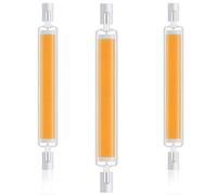 Ampoule LED R7S 189mm 30W Blanc Chaud 3000K, 3000LM, Équivalent Lampe Halogène J189 300W, Dimmable, 360 Degrés Linéaire Ampoule 30W R7S 189mm Slim COB LED pour Applique Murale/Lampadair, 3 PCS