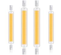 Ampoule LED R7S 189mm 30W Dimmable, Blanc Naturel 4000K, CRI 80+, Équivalent Lampe Halogène J189 300W, Angle de Faisceau 360°, 3000LM Ampoule 189mm R7S COB LED Lampe pour Applique Murale Lampadaire