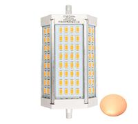 Ampoule LED R7S 30W Blanc chaud 3000K Intensité variable 118mm Lampe de barre 220V Lampe de rechange YW 300W Ampoule halogène 200° Angle d'éclairage J118 T3 Ampoule (1 pièce, sans ventilateur)