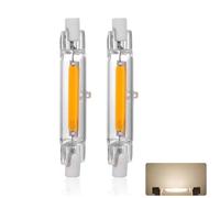 Ampoule LED R7S 78mm 15W Dimmable, Blanc Naturel 4000K, 1500LM, Linéaire Ampoule Remplacer Halogène J78 150W, Éclairage à 360 Degrés, OCB R7S LED 78mm pour Couloirs et Appliques Murales, 2 Pièces