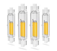 Ampoule LED R7S 78mm 20W Dimmable, Blanc Naturel 4000K, CRI 80+, Équivalent Lampe Halogène J78 200W, Angle de Faisceau 360°, 1500LM Ampoule 78mm R7S COB LED Lampe pour Applique Murale Lampadaire