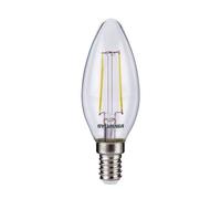Ampoule LED RETRO Filament Flamme E14 25W - SYLVANIA - Blanc - 6000 heures - 2700K