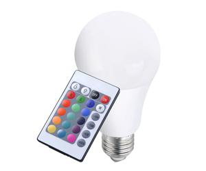 Ampoule LED RGB 7,5 Watt changement de couleur E27 Douille Télécommande Realitiy R961-69