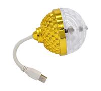 Ampoule LED rotative portable - Différents modes - Effet disco - Équipement d'éclairage de fête pour la maison et les célébrations - Petite ampoule rotative automatique