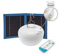 Ampoule Led solaire Cherry pour suspension autonome nomade - New Garden Beige G