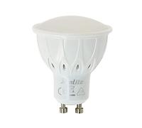 Ampoule LED spot, culot GU10, 6W cons. (50W eq.), lumière blanc chaud, dimmable par switch 10% - 50% -100%