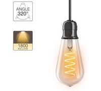 Ampoule LED Edison Vitage - E27 - 4 W - blanc chaud