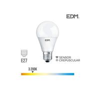 Ampoule LED standard 10 W 800 lm 3 200 K capteur crépusculaire [Classe énergétique A+]