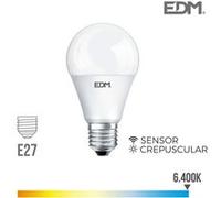 Ampoule LED standard 10 W 800 lm 6 400 K capteur crépusculaire [Classe énergétique A+] G