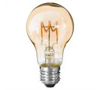 Ampoule LED Standard A60 E27 à Filament Spiralé Ambre