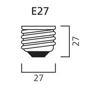 Ampoule LED TOLEDO Retro satiné 2700K 827 A70 E27 11W - - 0029341