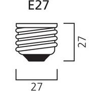 Ampoule LED TOLEDO Retro satiné 2700K 827 A70 E27 11W - SYLVANIA - 0029341 Blanc G