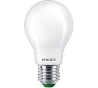 Ampoule LED Ultra Efficient Classe A - PHILIPS - 60W - Culot E27 - Blanc chaud 2700K - Dépolie - Verre