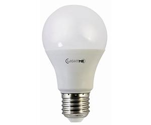 Ampoule LED unicolore LightMe E27 10 W = 60 W blanc chaud forme de poire 1 pc(s)
