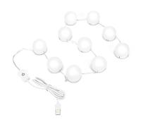 Ampoule LED USB 3 Couleurs, 10 pièces/Ensemble, pour Maquillage, beauté, Table, Miroir de vanité