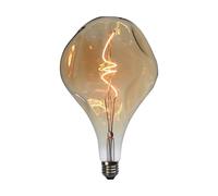 Ampoule LED V-TAC - E27 - Filament spiralé - IP20 - Ambre - 4W - 250 Lumens - 2700K