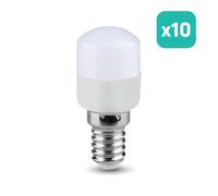 Ampoule LED V-TAC - T26 - Douille E14 - IP20 - Blanche - 2 W - 180 lumens - 4000 K - Lot de 10