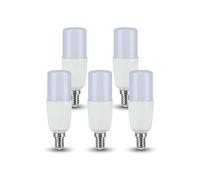 Ampoule LED V-TAC - T37 - Douille E14 - IP20 - Blanche - 7,5 W - 660 lumens - 3000 K - Lot de 5