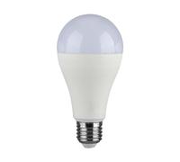V-TAC 214454 LED CEE F (A - G) E27 forme de poire 15 W blanc naturel (Ø x H) 65 mm x 134 mm