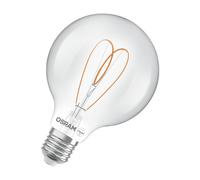 Osram Ampoule Vintage 1906 Globe à intensité variable 7,2 W 806 lm E27 2700K verre clair Ø95mm EEK E