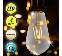 Ampoule LED vintage 4 W E27 lampe en verre à filament incandescent dimmable FILAMENT WOFI 9739