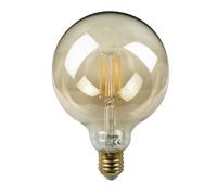 Xanlite Ampoule Vintage G125 Culot E27 - Angle Éclairage 320°- 7W Équivalant 50W 638 Lm - Lumière Blanc Chaud- RFDE800B125A